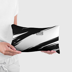 Подушка-антистресс PUBG черно белые краски, цвет: 3D-принт — фото 2