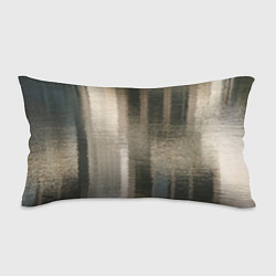 Подушка-антистресс Размытые серо-бежевые полосы, цвет: 3D-принт