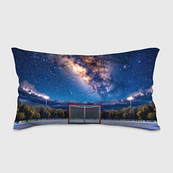 Подушка-антистресс Хоккейные ворота в ночи, цвет: 3D-принт