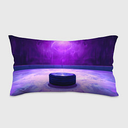 Подушка-антистресс Шайба в фиолетовом, цвет: 3D-принт