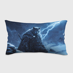 Подушка-антистресс Волк повелитель молний, цвет: 3D-принт