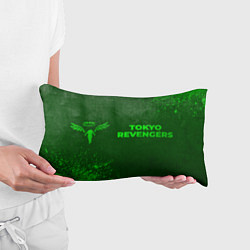 Подушка-антистресс Tokyo Revengers - green gradient по-горизонтали, цвет: 3D-принт — фото 2