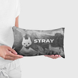Подушка-антистресс Stray - grey gradient по-горизонтали, цвет: 3D-принт — фото 2