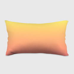 Подушка-антистресс Градиент нежный жёлто-розовый, цвет: 3D-принт