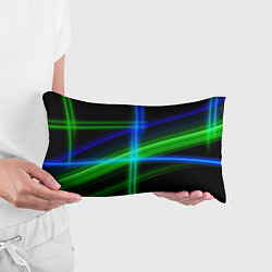 Подушка-антистресс Color blue black green, цвет: 3D-принт — фото 2