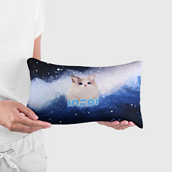 Подушка-антистресс Inzoi логотип с белой кошечкой, цвет: 3D-принт — фото 2