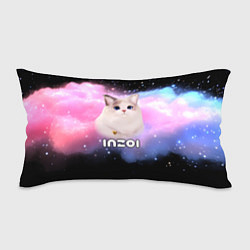 Подушка-антистресс Inzoi логотип и кошечка на облаке