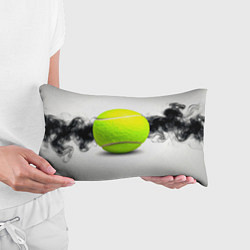 Подушка-антистресс Теннисный мяч и черный дым, цвет: 3D-принт — фото 2