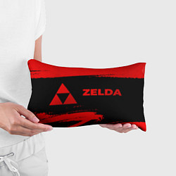 Подушка-антистресс Zelda - red gradient по-горизонтали, цвет: 3D-принт — фото 2
