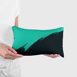 Подушка-антистресс Color black light blue, цвет: 3D-принт — фото 2