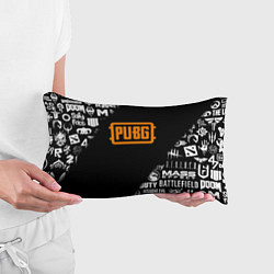 Подушка-антистресс Pubg логотипы игр, цвет: 3D-принт — фото 2