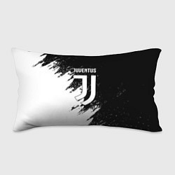 Подушка-антистресс Juventus черно белые краски, цвет: 3D-принт