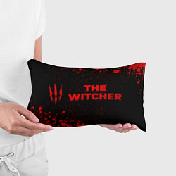 Подушка-антистресс The Witcher - red gradient по-горизонтали, цвет: 3D-принт — фото 2