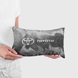 Подушка-антистресс Toyota - grey gradient по-горизонтали, цвет: 3D-принт — фото 2