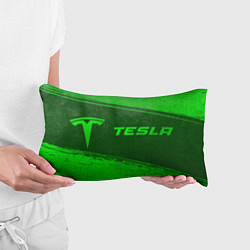 Подушка-антистресс Tesla - green gradient по-горизонтали, цвет: 3D-принт — фото 2