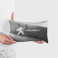 Подушка-антистресс Peugeot - grey gradient по-горизонтали, цвет: 3D-принт — фото 2