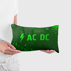 Подушка-антистресс AC DC - green gradient по-горизонтали, цвет: 3D-принт — фото 2