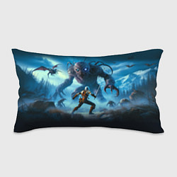Подушка-антистресс Ciri vs dark monster - Witcher 4, цвет: 3D-принт