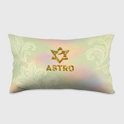 Подушка-антистресс Логотип Astro цветочный, цвет: 3D-принт