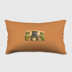 Подушка-антистресс Надежды маленький оркестрик в оранжевом, цвет: 3D-принт