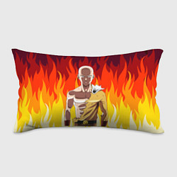 Подушка-антистресс Saitama in fire, цвет: 3D-принт
