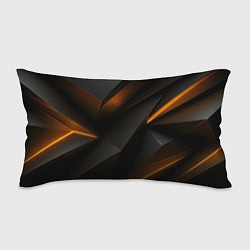 Подушка-антистресс Черная текстура с углами