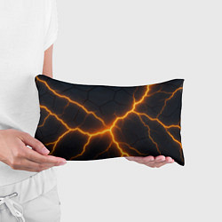 Подушка-антистресс Молнии и черные плиты, цвет: 3D-принт — фото 2