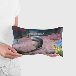 Подушка-антистресс Ребят, можно я просто уйду - забавная акула Вика, цвет: 3D-принт — фото 2