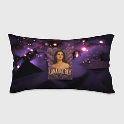 Подушка-антистресс Lana Del Rey в фиолетовых облаках, цвет: 3D-принт