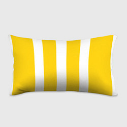 Подушка-антистресс Color yellow white line