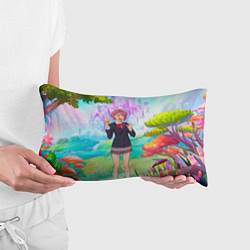 Подушка-антистресс Дандадан Сиратори Айра держит мороженое, цвет: 3D-принт — фото 2