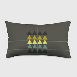 Подушка-антистресс Абстрактный лес геометрический, цвет: 3D-принт