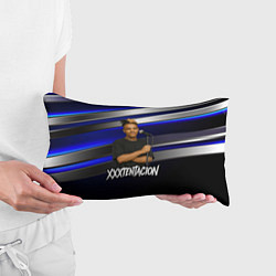 Подушка-антистресс XXXTentacion с микрофоном довольный, цвет: 3D-принт — фото 2