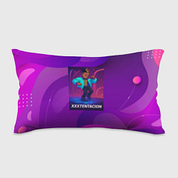 Подушка-антистресс XXXTentacion танцует в стиле 80х, цвет: 3D-принт