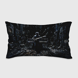 Подушка-антистресс Линейный силуэт музыканта