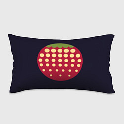 Подушка-антистресс Big strawberry russian black, цвет: 3D-принт