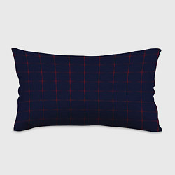 Подушка-антистресс Color dark blue red crosses, цвет: 3D-принт