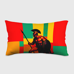 Подушка-антистресс Спартанский воин поп-арт