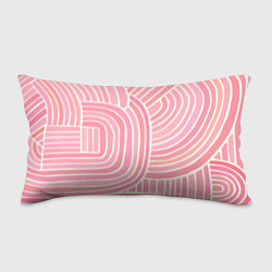 Подушка-антистресс Абстрактный узор розовый, цвет: 3D-принт