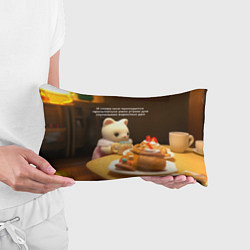 Подушка-антистресс Просыпаться ради глупых дел, цвет: 3D-принт — фото 2