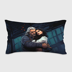 Подушка-антистресс Йеннифэр и Геральт, цвет: 3D-принт