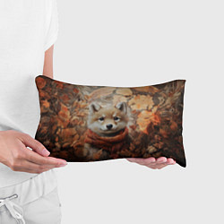 Подушка-антистресс Осенний волчонок, цвет: 3D-принт — фото 2