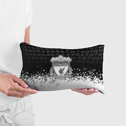 Подушка-антистресс Liverpool японские символы краски, цвет: 3D-принт — фото 2