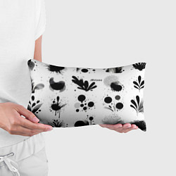 Подушка-антистресс Растительный паттерн и кляксы - Милан, цвет: 3D-принт — фото 2