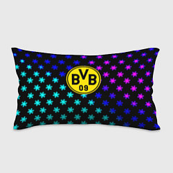 Подушка-антистресс Borussia неоновые снежинки, цвет: 3D-принт