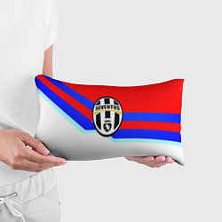 Подушка-антистресс Ювентус спортивная геометрия, цвет: 3D-принт — фото 2