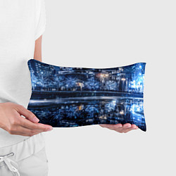 Подушка-антистресс Новогодняя ночная Москва, цвет: 3D-принт — фото 2