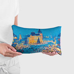 Подушка-антистресс Московские новогодние каникулы, цвет: 3D-принт — фото 2