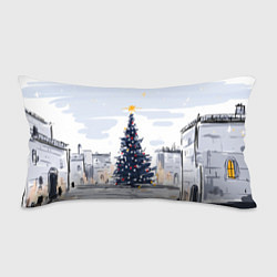 Подушка-антистресс Новый год минимализм, цвет: 3D-принт