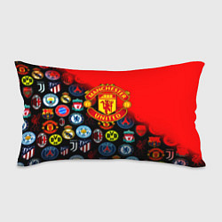 Подушка-антистресс Манчестер Юнайтед логотипы команд, цвет: 3D-принт